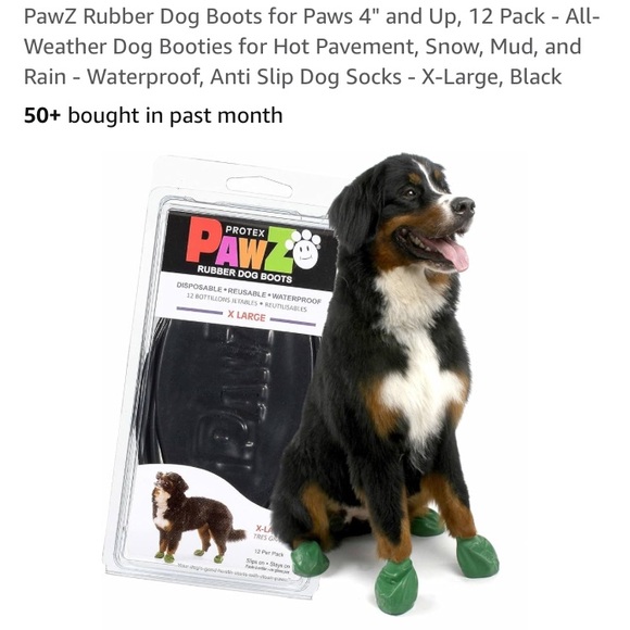 Opened Package of X-Large Rubber Booties 10 - Picture 2 of 5